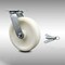 Service Caster 8 Inch Stainless Steel Nylon Swivel Caster with Roller Bearing and Swivel Lock SCC-SS30S820-NYR-BSL - alternate 1